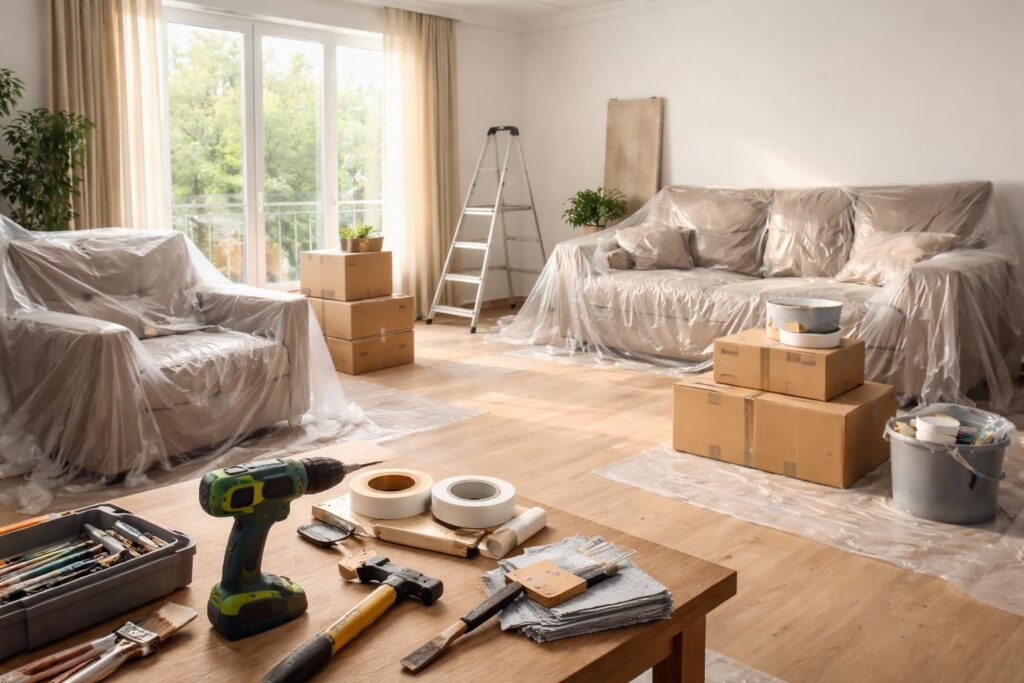 découvrez comment préparer efficacement votre logement avant de gros travaux pour protéger vos biens et faciliter les interventions des professionnels.