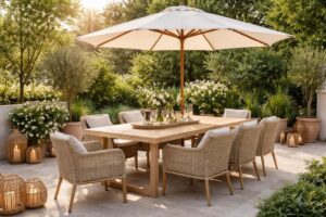 découvrez nos conseils pour bien choisir votre mobilier d’extérieur, alliant confort, style et durabilité pour sublimer votre espace extérieur.