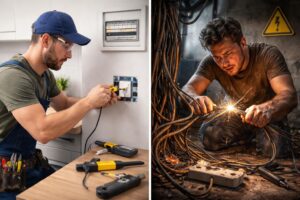 découvrez les travaux d'électricité réalisables par vous-même et ceux à laisser aux professionnels pour assurer votre sécurité et éviter les risques.