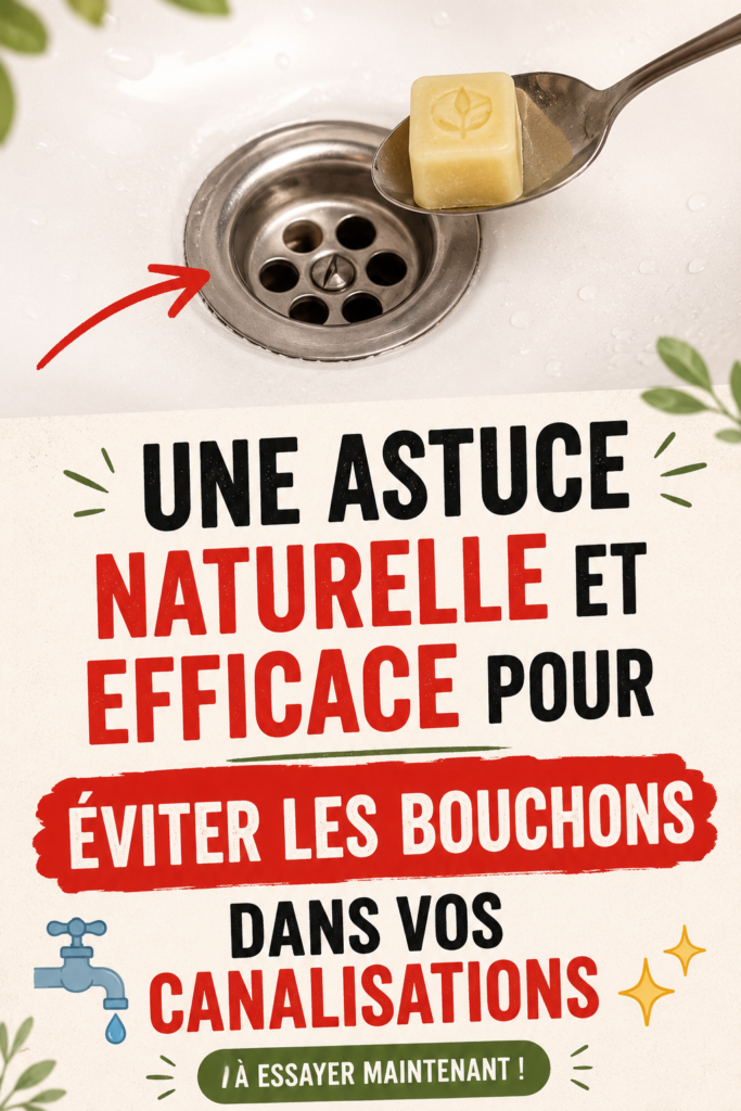 Une femme versant un remède naturel dans un évier pour éviter les bouchons