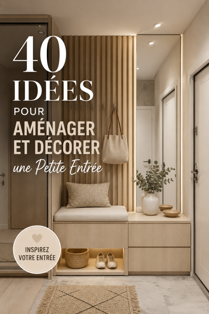 Idées créatives pour aménager une petite entrée avec style