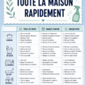 Une maison propre et bien rangée après nettoyage rapide