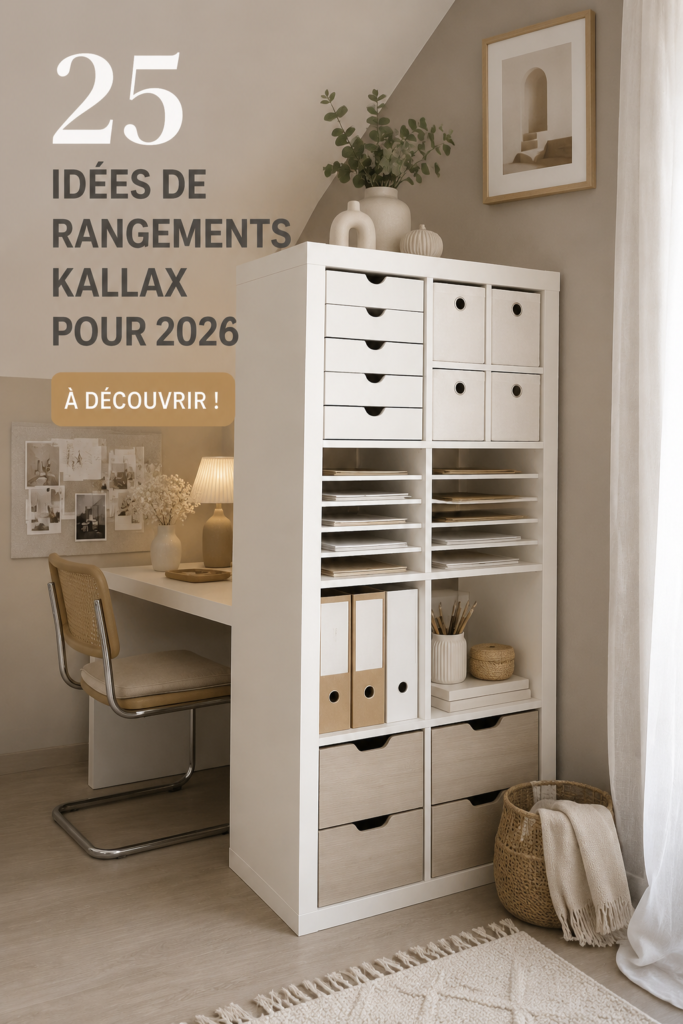 Meuble Kallax Ikea transformé en coin rangement ludique