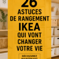 Aperçu d'une belle pièce organisée avec des meubles IKEA.