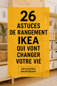 Aperçu d'une belle pièce organisée avec des meubles IKEA.