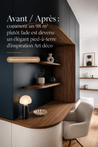 Transformation d'un pied-à-terre d'inspiration Art déco