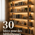 Bibliothèque moderne intégrée autour d'une fenêtre ensoleillée