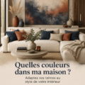 Espace intérieur coloré avec des teintes harmonisées