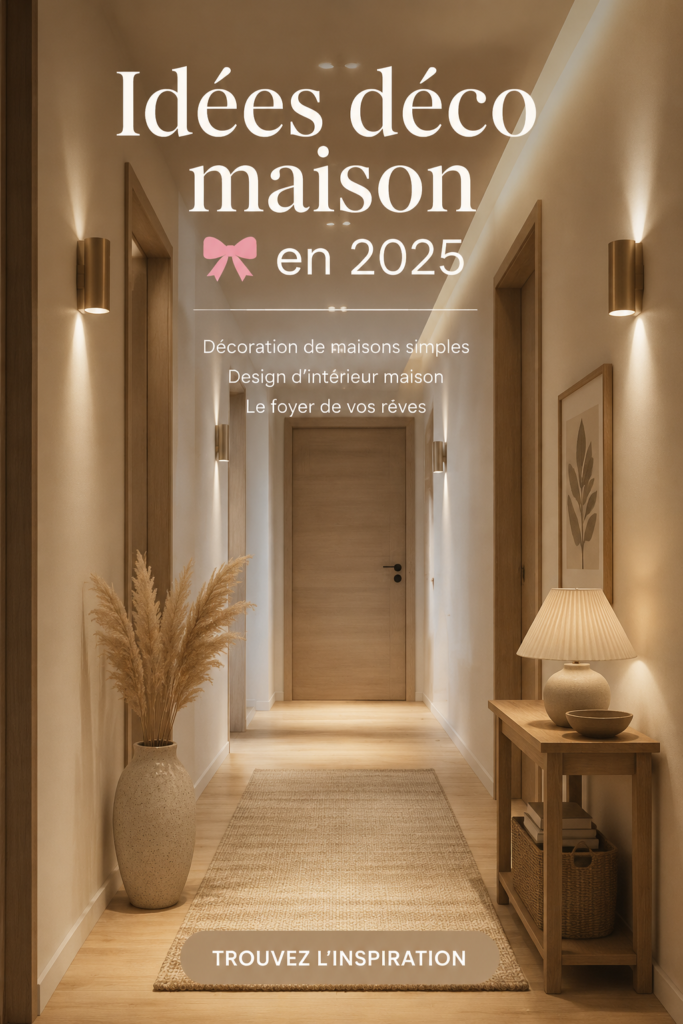 Un salon moderne et chaleureux avec des éléments de décoration tendances pour 2025.