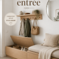 Mud room cosy avec un aménagement fonctionnel et esthétique