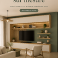 Meuble TV sur mesure dans un salon moderne