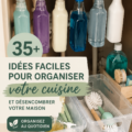 Cuisine organisée avec des bocaux et des étagères pratiques pour un désencombrement optimal