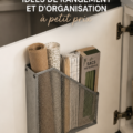 Vue d'une pièce bien organisée avec des solutions de rangement DIY pratiques et esthétiques.