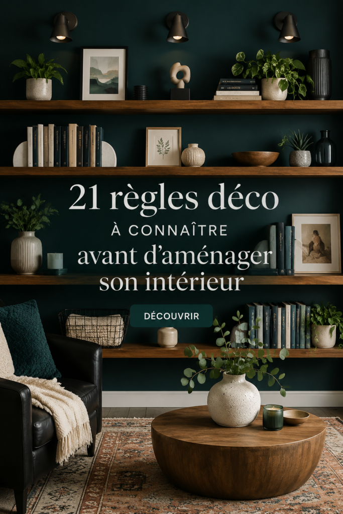 Un salon chaleureux avec des touches de décoration moderne et accueillante.