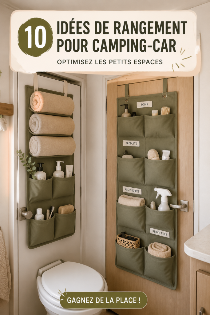 Un van bien rangé avec des solutions de rangement pratiques pour optimiser l'espace.