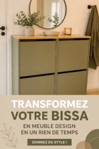 Un meuble pas cher transformé en une pièce de décoration moderne